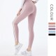 Onebas Comfort Pink Yoga Pants With High-Waisted Sports Bottoms Ankle Biter Leggings 3 Colors