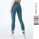 Onebas High-Waisted Twist Yoga Pants With Ankle Biter Legging 2 Colors