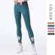 Onebas High-Waisted Twist Yoga Pants With Ankle Biter Legging 2 Colors