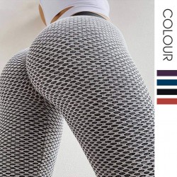 Onebas Womens Yoga Bubble Pants With High-Waisted Athletic Trousers Ankle Biter For Running Workout