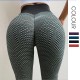 Onebas Womens Yoga Bubble Pants With High-Waisted Athletic Trousers Ankle Biter For Running Workout
