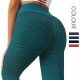 Onebas Womens Yoga Bubble Pants With High-Waisted Athletic Trousers Ankle Biter For Running Workout