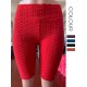 Onebas Womens Yoga Shorts Pants With High-Waisted Athletic Trousers 3/4 Length 8 Colors