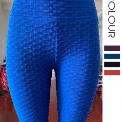 Onebas Womens Yoga Shorts Pants With High-Waisted Athletic Trousers 3/4 Length 8 Colors