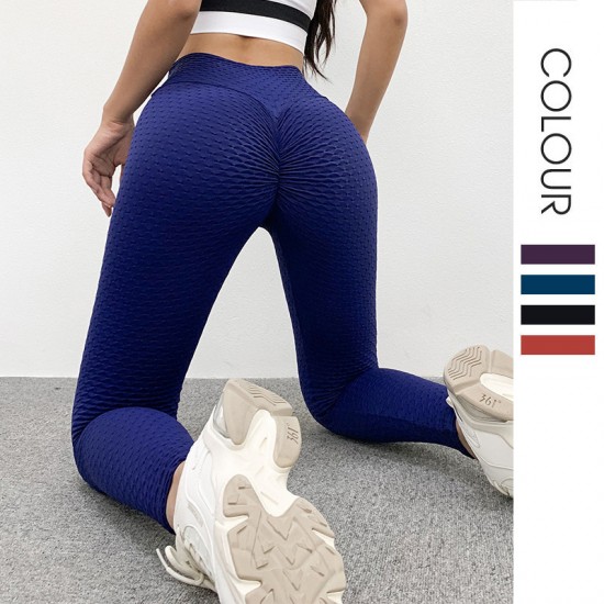 Onebas Yoga Ankle Biter Pants With High-Waisted Athletic Trousers 5 Colors