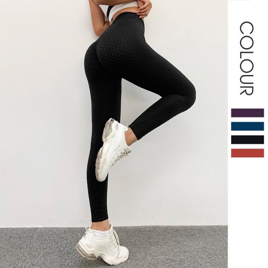 Onebas Yoga Ankle Biter Pants With High-Waisted Athletic Trousers 5 Colors