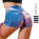Onebas Yoga Bubble Pants With High-Waisted Athletic Trousers Short Pants 6 Colors