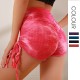Onebas Yoga Bubble Pants With High-Waisted Athletic Trousers Short Pants 6 Colors