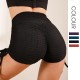 Onebas Yoga Bubble Pants With High-Waisted Athletic Trousers Short Pants 6 Colors