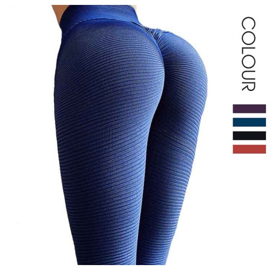 Onebas Yoga Fitness Pants With High-Waisted Athletic Trousers For Running Workout