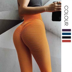 Onebas Yoga Fitness Pants With High-Waisted Athletic Trousers For Running Workout