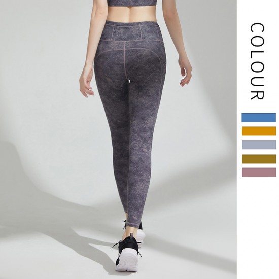 Onebas Yoga Pants Comfort Full Leggings With Body Shaper Sweatpants 6 Colors
