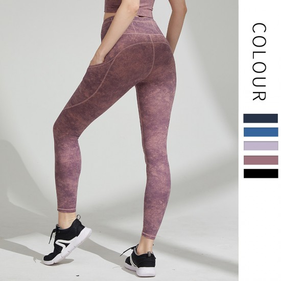 Onebas Yoga Pants Comfort Full Leggings With Body Shaper Sweatpants 6 Colors