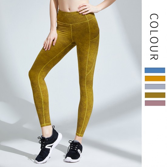 Onebas Yoga Pants Comfort Full Leggings With Body Shaper Sweatpants 6 Colors
