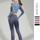 Onebas Yoga Pants With Body Shaper Sweatpants Leggings Ankle Biter 4 Colors