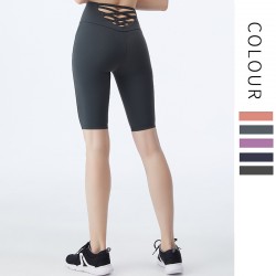 Onebas Yoga Pants With Sports Bottoms 3/4 Length Leggings 3 Colors