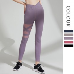 Onebas Yoga Pants With Sports Bottoms Red Gray Ankle Biter Leggings 3 Colors