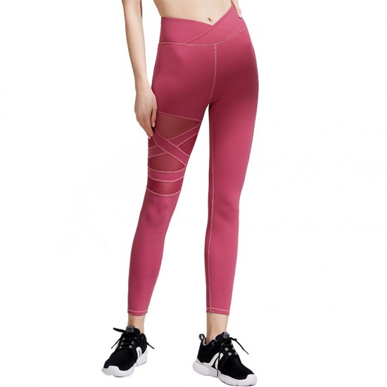 Onebas Yoga Pants With Sports Bottoms Red Gray Ankle Biter Leggings 3 Colors
