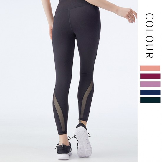 Onebas Yoga Sport Pants With High-Waisted Ankle Biter leggings 2 Colors
