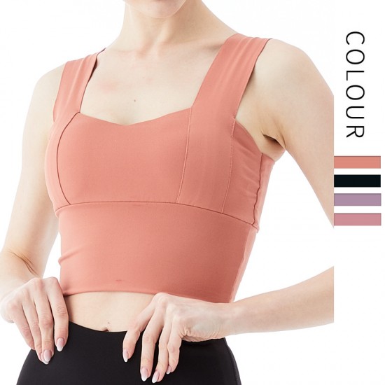 Onebas Comfort Reversible Sports Bra With Body Shaper Fitness Wear 4 Colors