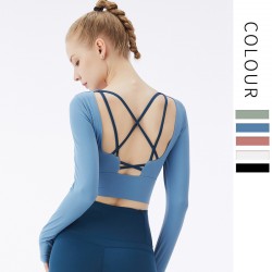 Onebas Comfort Yoga Backless Activewear With Womens Leggings Fitness Wear 5 Colors