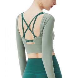 Onebas Comfort Yoga Backless Activewear With Womens Leggings Fitness Wear 5 Colors