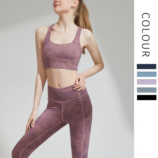 Onebas Comfort Yoga Fitness Wear With Womens Backless Sports Leggings 2 Colors