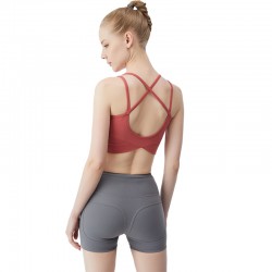 Onebas Comfort Yoga Sports Bra With Womens Backless Leggings 3 Colors