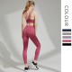 Onebas Yoga Sports Bra With Backless Leggings 3 Colors