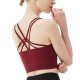 Onebas Yoga Sports Bra With Black Leggings Top 3 Colors