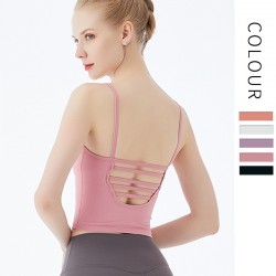Onebas Yoga Sports Bra With Black Pink Leggings Top 5 Colors