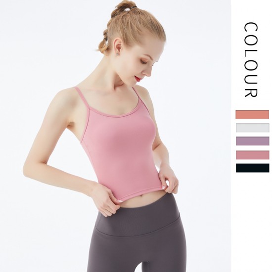 Onebas Yoga Sports Bra With Black Pink Leggings Top 5 Colors