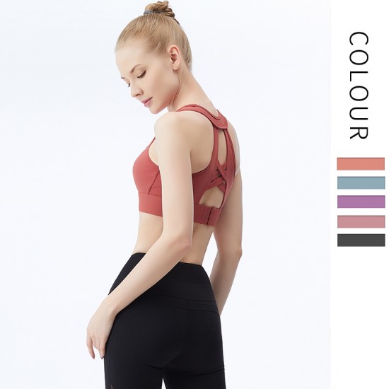 Onebas Yoga Sports Bra With Body Shaper Comfort Sports Activewear 4 Colors