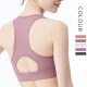 Onebas Yoga Sports Bra With Purple Leggings Top 4 Colors