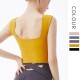 Onebas Yoga Sports Bra With Yellow Leggings Top 3 Colors