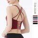 Onebas Yoga Sports Fitness Wear With Backless Leggings Sports Bra 3 Colors