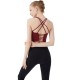 Onebas Yoga Sports Fitness Wear With Backless Leggings Sports Bra 3 Colors