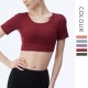 Onebas Yoga Tank Top With Black White Peach Leggings Sports Bra 6 Colors