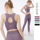 Onebas Fitness Suit With Leggings Yoga Outfit 2 Colors
