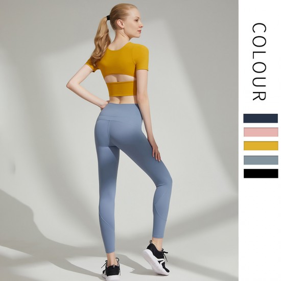 Onebas Fitness Wear With Body Shaper Sports Leggings 2 Colors