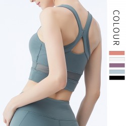 Onebas Sports Set With Blue Black Sports Leggings Outfit 4 Colors