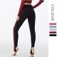 Onebas Sports Set With Blue Red Sports Leggings Outfit 2 Colors