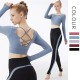 Onebas Sports Set With Blue Red Sports Leggings Outfit 2 Colors