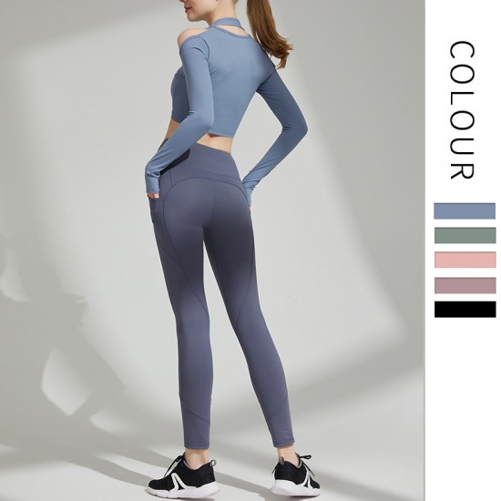 Onebas Sports Set With Womens Body Shaper Fitness Wear 4 Colors