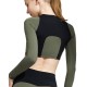Onebas Sports Set With Yoga Style Fashion Sports Leggings 3 Colors