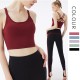Onebas Yoga Fitness Wear With Comfort Backless Leggings Sports Outfit