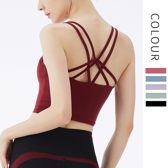 Onebas Yoga Fitness Wear With Comfort Backless Leggings Sports Outfit