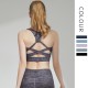 Onebas Yoga Outfit With Purple Gray Leggings Sport Bra 2 Colors