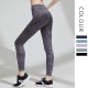 Onebas Yoga Outfit With Purple Gray Leggings Sport Bra 2 Colors