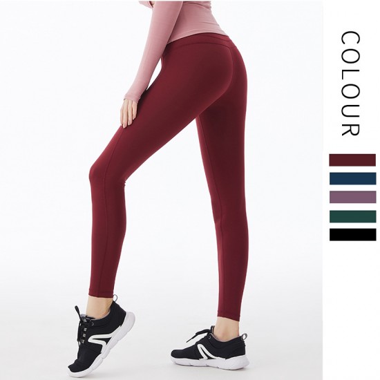 Onebas Yoga Pants Comfort Full Leggings With Body Shaper Activewear
